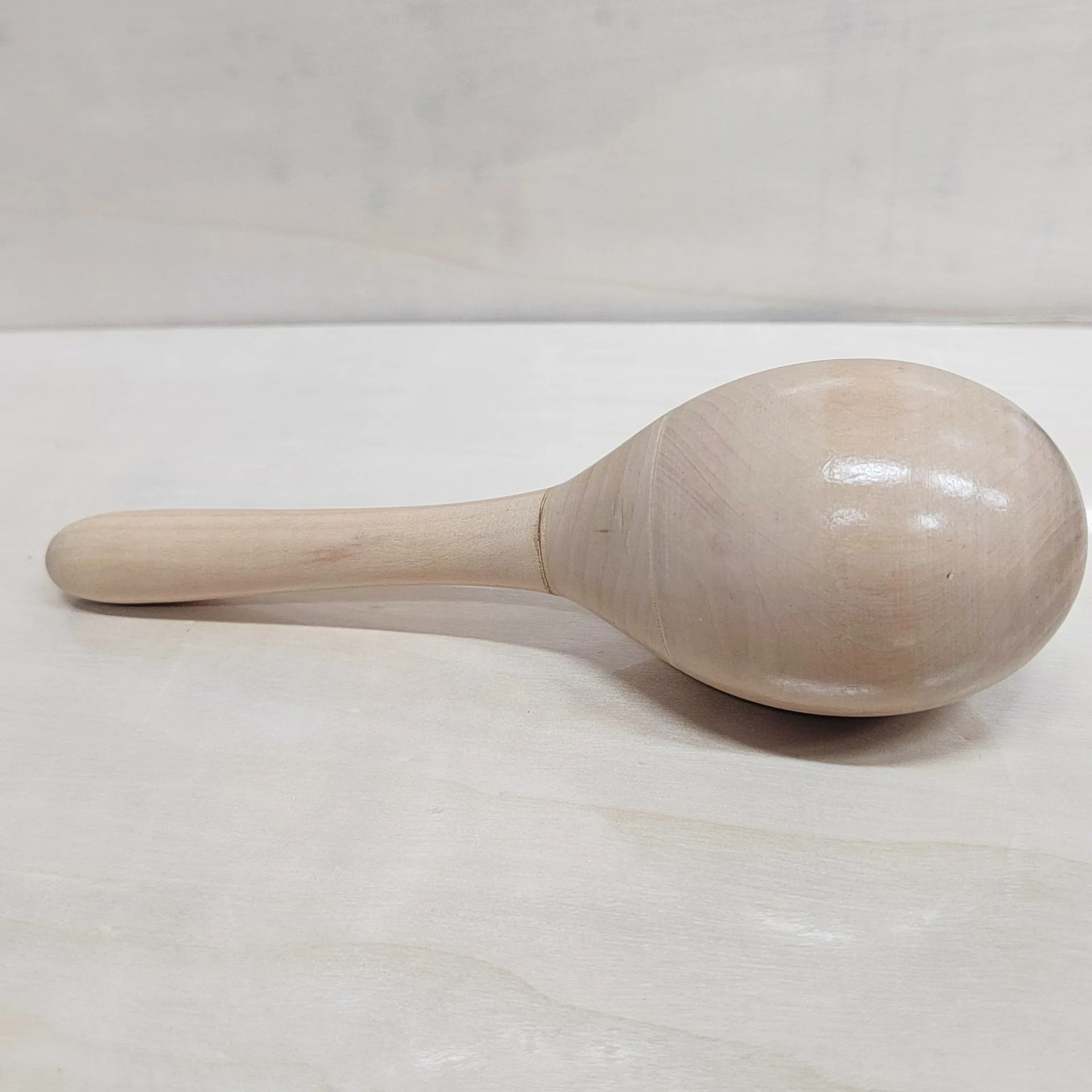 Orff Musical Instrument Log Sand Ball 19cm Wooden Sand Hammer Percussion Instrument