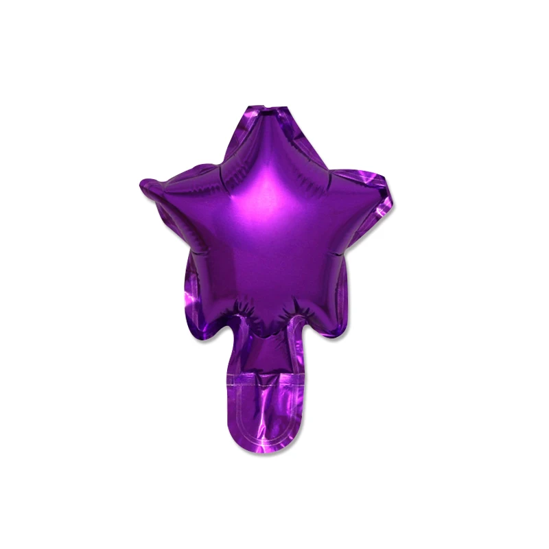 5 inch star aluminum foil balloon multi-color optional birthday party wedding decoration star balloon wholesale