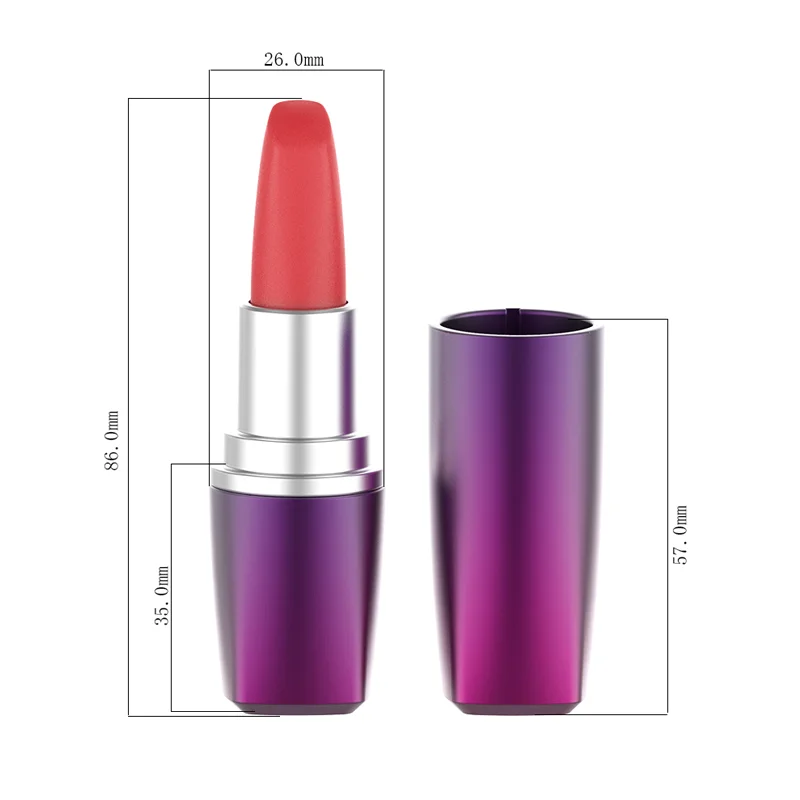 Lipstick Bullet Rechargeable Vibrator Adult Sex Toys Wholesale Jumping Egg Female Masturbator Sex Toys For Women Vagina Vibrator