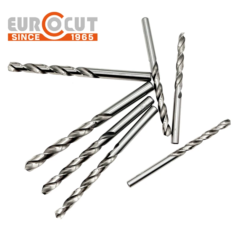 EUROCUT 4341 Fully Ground Din 338 HSS Drill Bit Hardware Twist Straight Shank Drill Bits For Metal