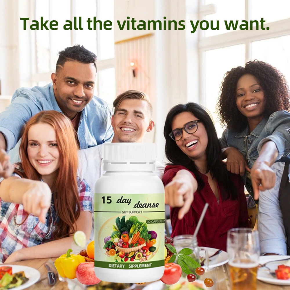 OEM Food Supplement Superfoods Fruits and Vegetables Capsules 50 5g Vitamins Customizable Vitamin Sample Pack Small Top Grade