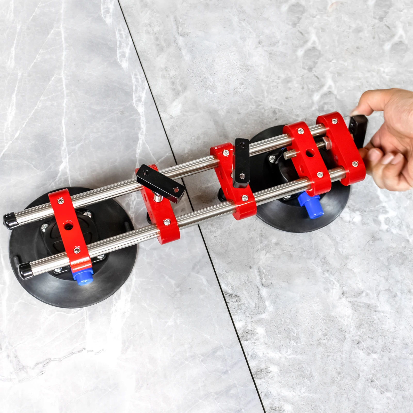 Installation Adjustable Stone Seam Setter Vacuum Suction Cups for Joining and Leveling Granite, Stone, Marble, Slab
