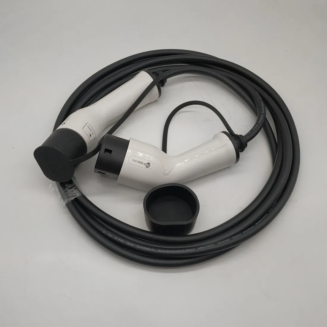 3.3KW AC 250V 16A type 2 male to female ev connector with 5m cables,type2 to type2 ev charging cable,European standard,OEM