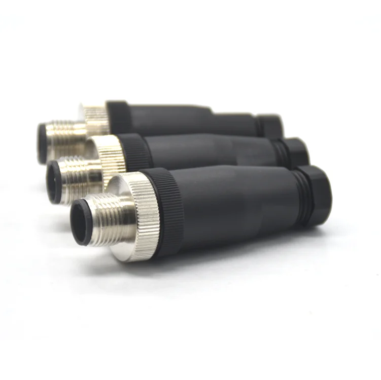 M12 a Code Screw Connector Male Plug Westsam Manufacturers Filed Installation 4/5/8 Pin IP67 Turn Signal Plug 3 Pin Female DIN