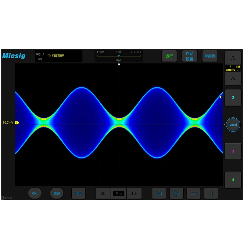 2023 New Released Automotive Tablet Oscilloscope ATO3004 10.1 Inch TFT-LCD Full Touch Operation Universal Probe Interface (UPI)