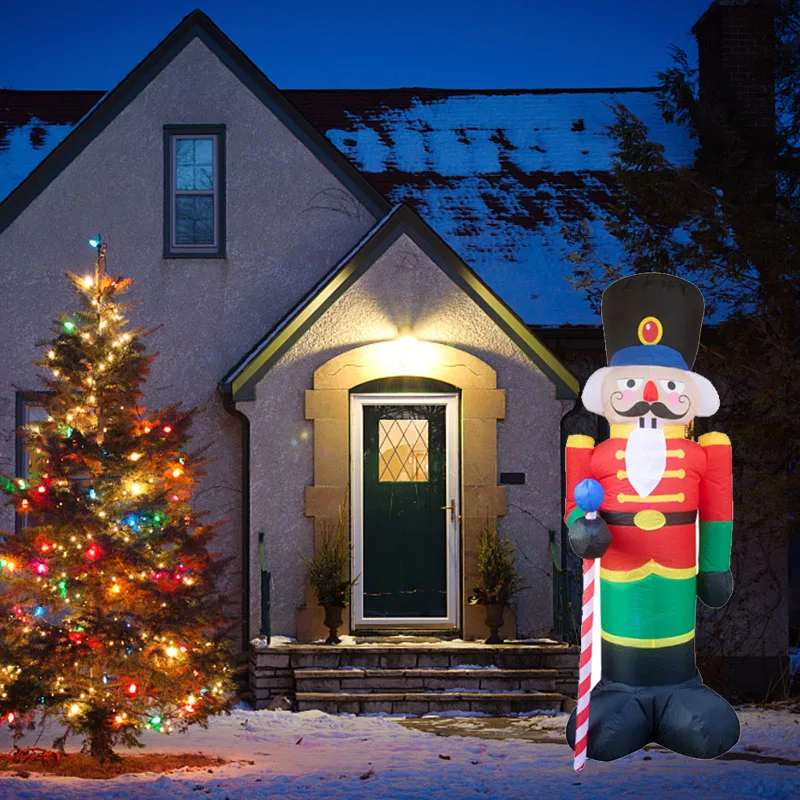 Qutdoor Christmas throttle model  inflatable doll luminous module  decorations