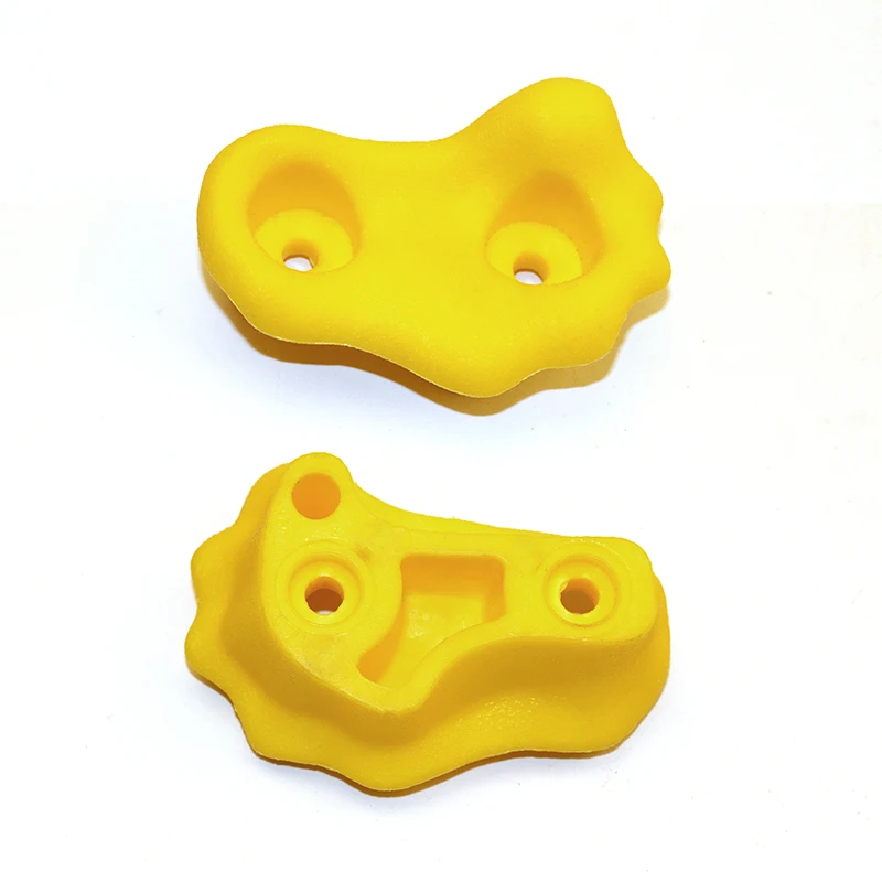 Kids and adults outdoor climbing wall use plastic climbing holds