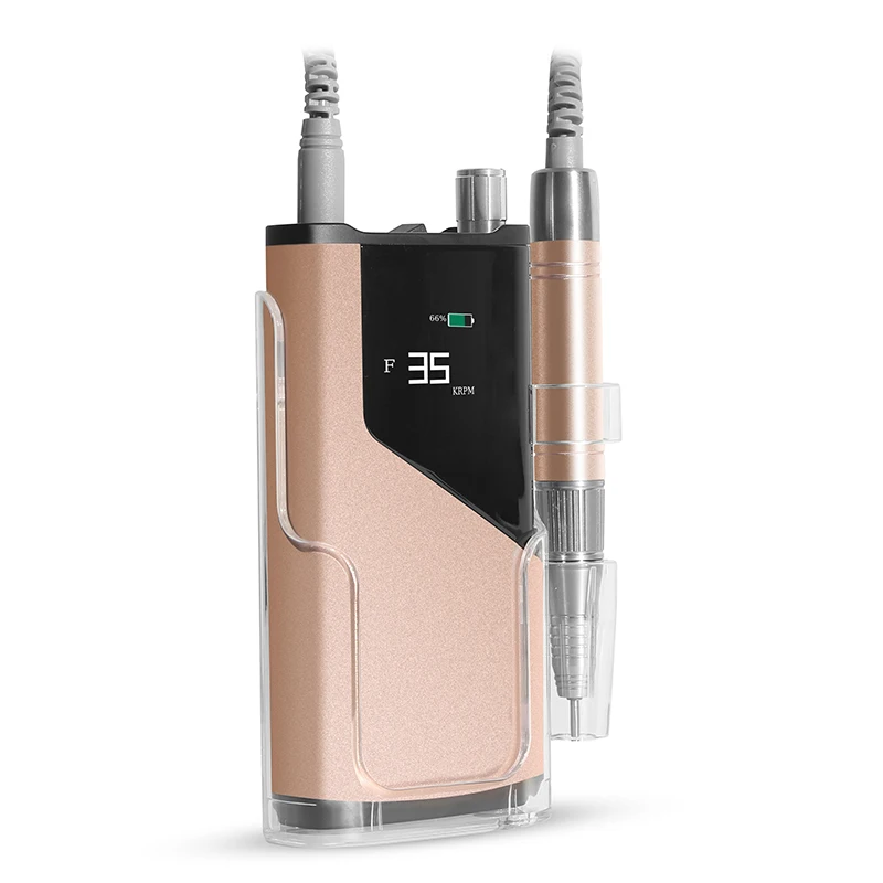 Портативная шлифовальная машинка для ногтей, профессиональная перезаряжаемая машинка для полировки ногтей, 2023