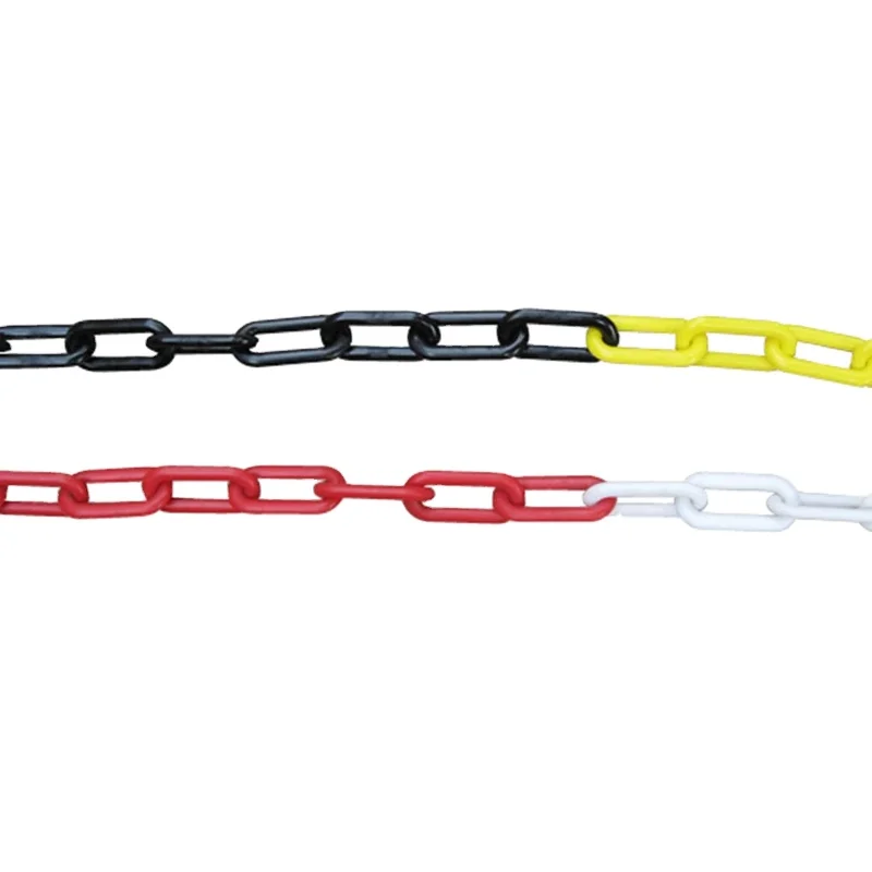 Highway Traffic Worksite Safety Barrier Warning PE Material Traffic Warning 6MM Plastic Barrier Chain