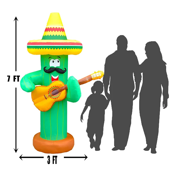 7 футов, декоративные очки для мексиканской вечеринки «пять де Мейо»