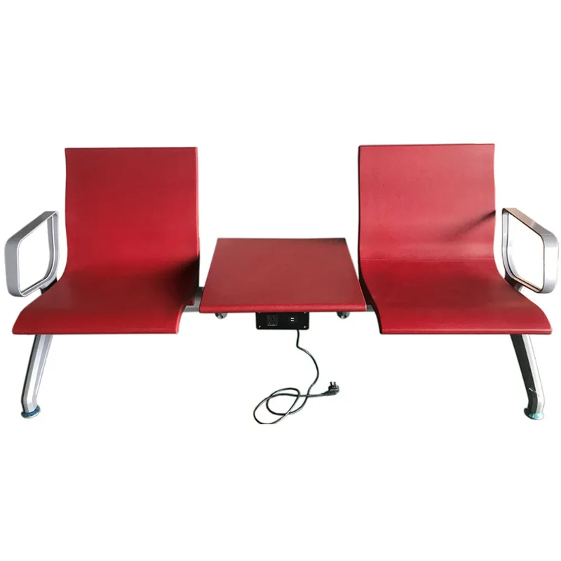 Aluminum alloy PU airport bus  high-speed rail station waiting chair, public rest , hospital clinic