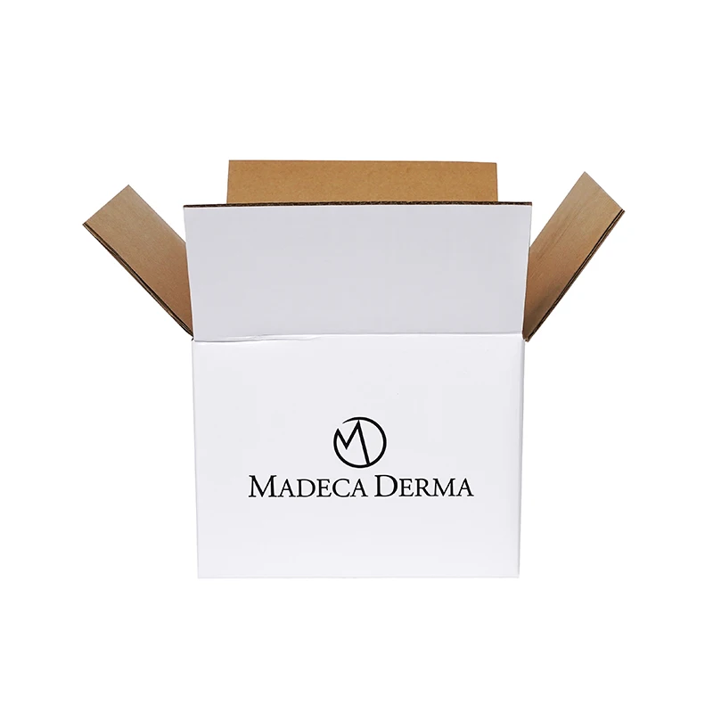 Custom Logo Carton Manufacturer Corrugated Mailing Box For Packing Delivery Cardboard Shipping White Box Packaging
