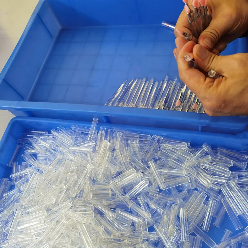 Nail Art Silicone Applicator Sticks Reusable Chrome Glitter Application Manicure Tool Easy to Apply Pigment Silicone Nail Brush