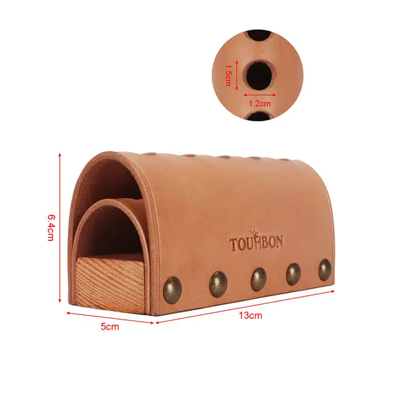 Home Office Leather wooden Multi-Function Desk Pen Pencil Stationery Organizer Storage Holder