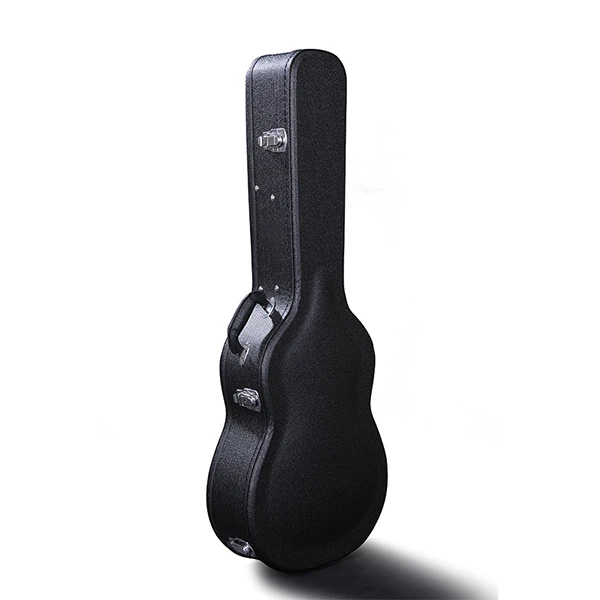 Hot Sale Classical Guitar Case 39/41 Inch Folk Guitar Case Shockproof Flannel Black Leather
