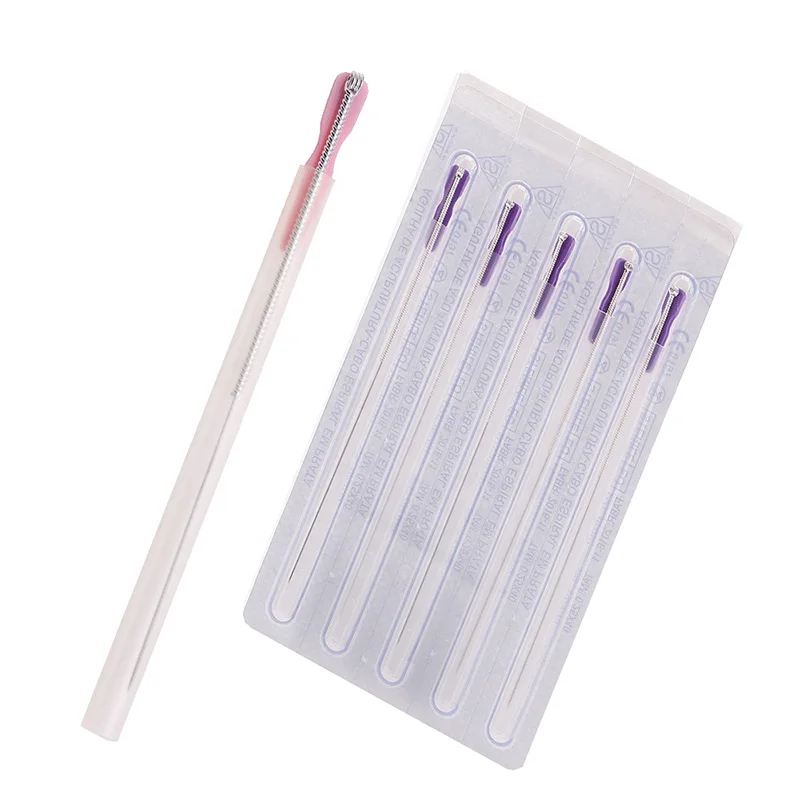 Flexible And Delicate Needle Stimulator Dry Needling Wholesale Face Use Sterile Painless Acupuncture Needle