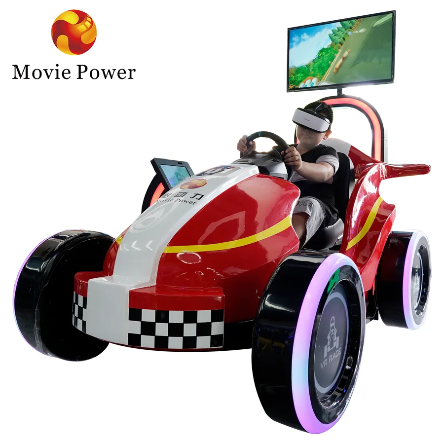 Coin Operate Game Virtual Reality Vr Game Machine Go Kart Car Game Rider 9D Vr Kids Racing Car Simulator