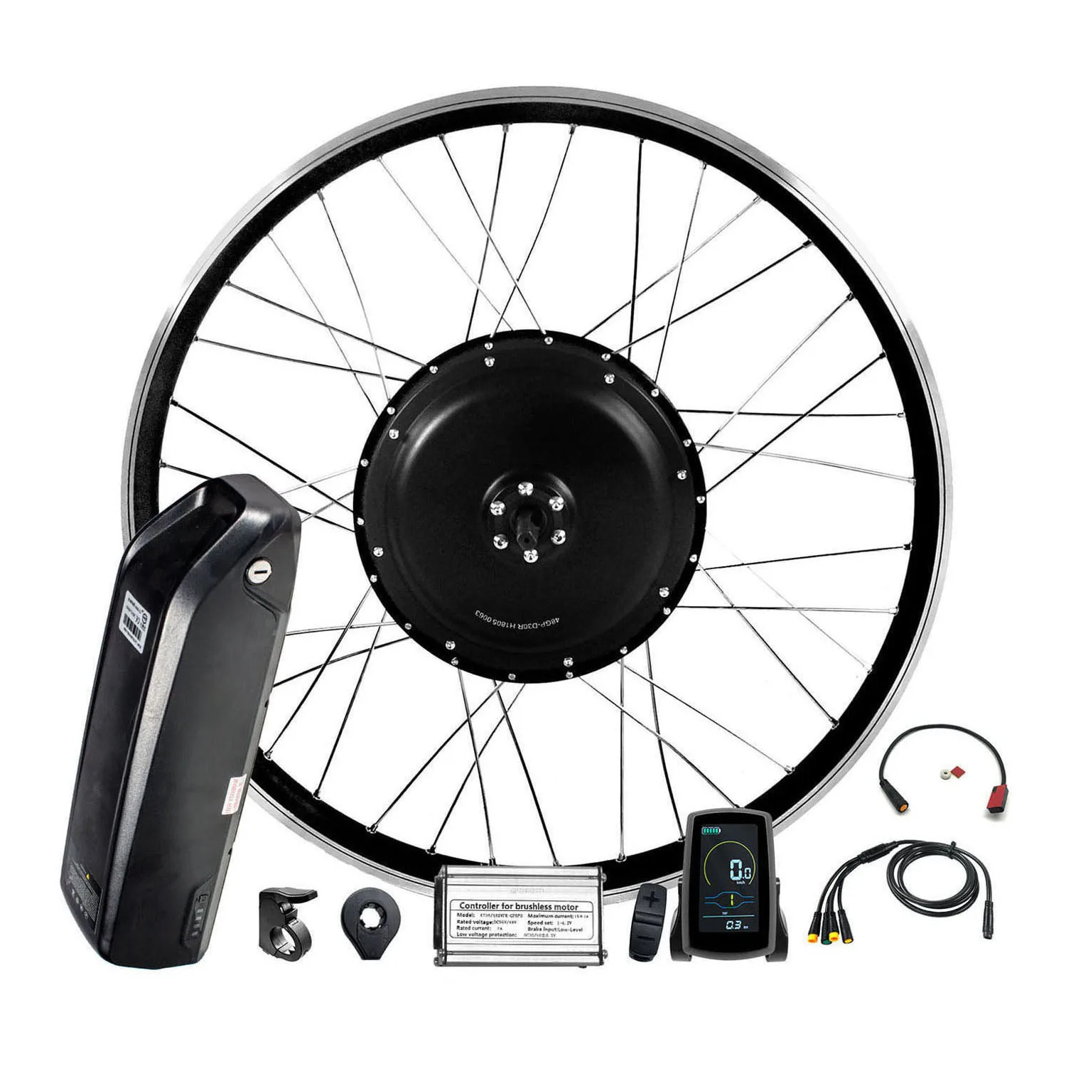 Greenpedel Ebike Conversion Kit Hub Motor Electric Bicycle Motor 36V 48V 500W 750W 1000W 48v 750 W Brushless Motor C GreenPedel