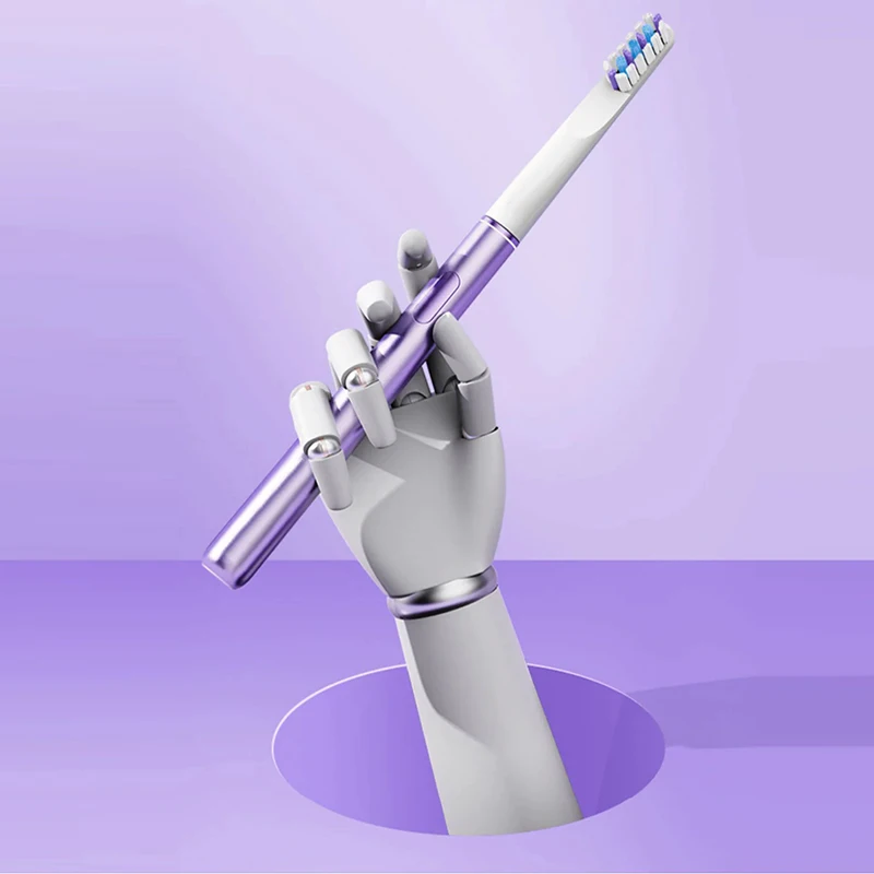 New Color Metal Sonic Electric Toothbrush IPX7 Waterproof Ultrasonic Toothbrush for Gift