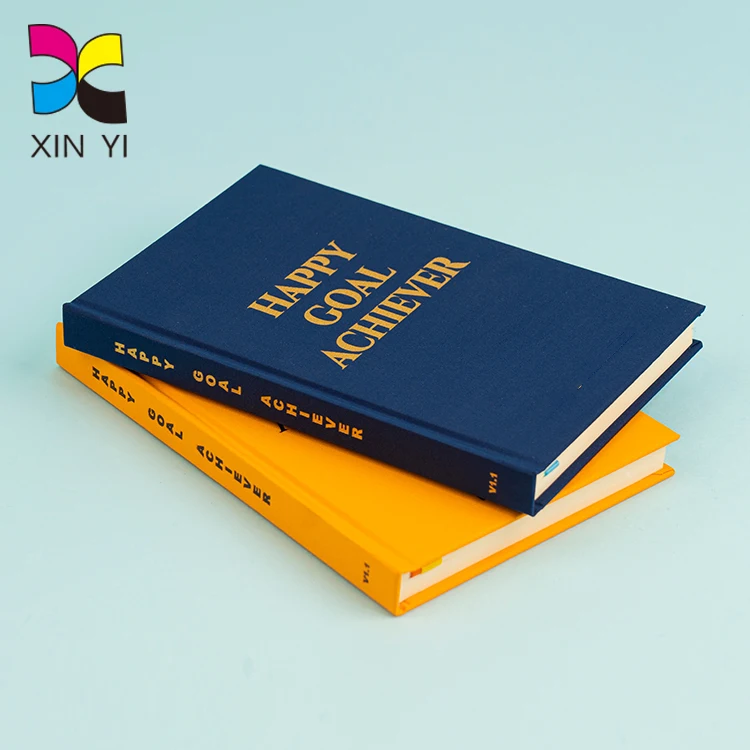Creamy Linen Fabric Cover Hardcover Books Custom Book Printing