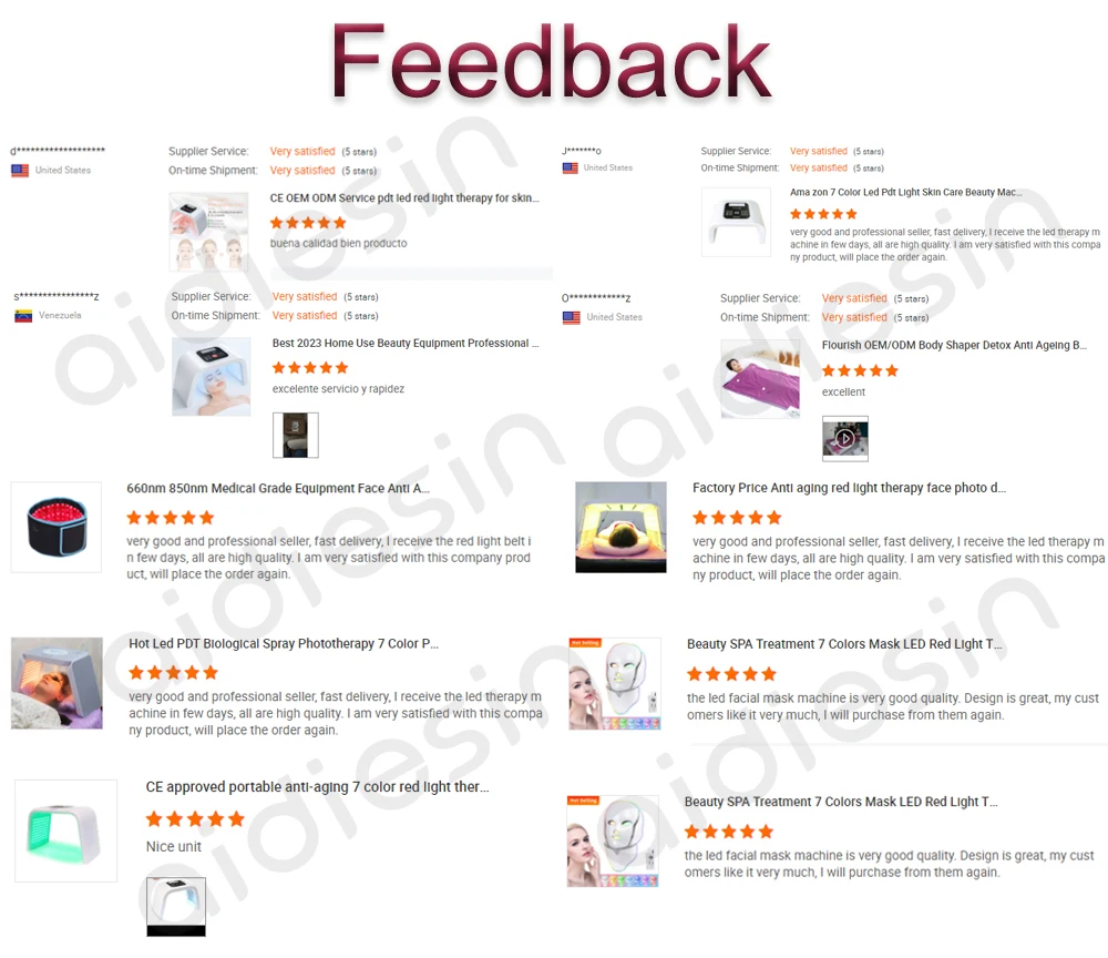 Customizable Blue LED Light Therapy Best Red Light Therapy Mask Anti-Aging Yellow LED Light Therapy Machine