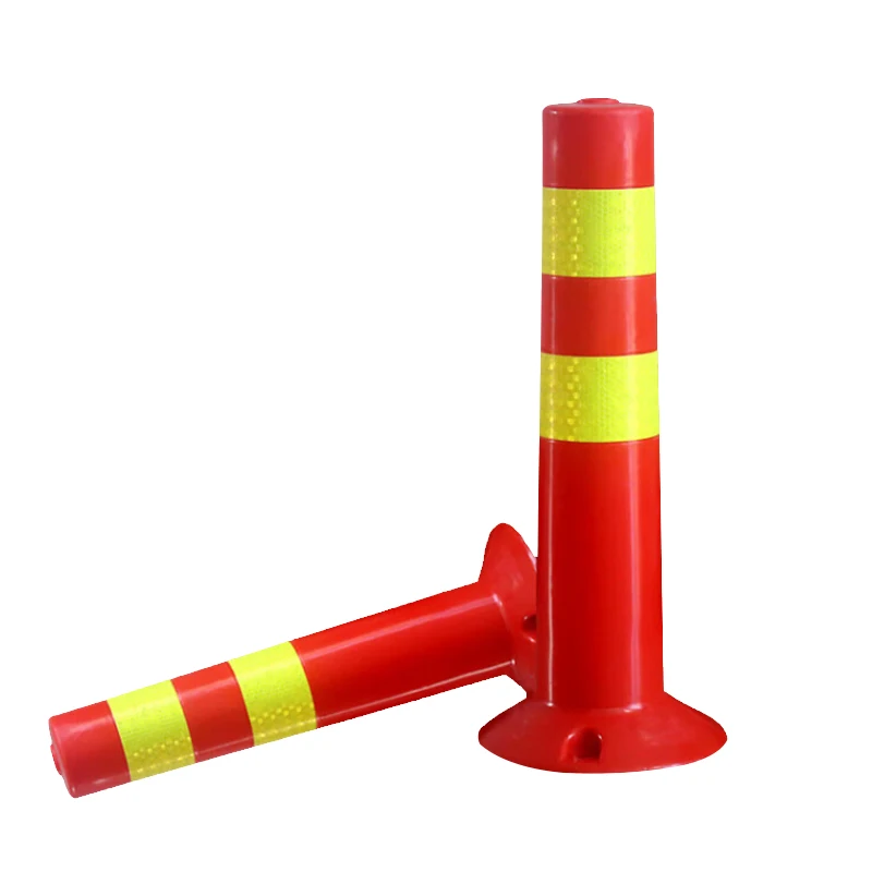 Lane Elastic Traffic Parking Barrier Warning Post