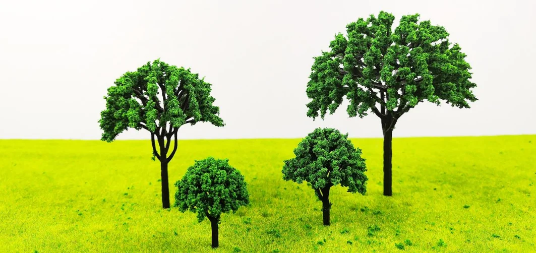 architecture model miniature wire decorative scale wire tree in ho train layout model building kits toy