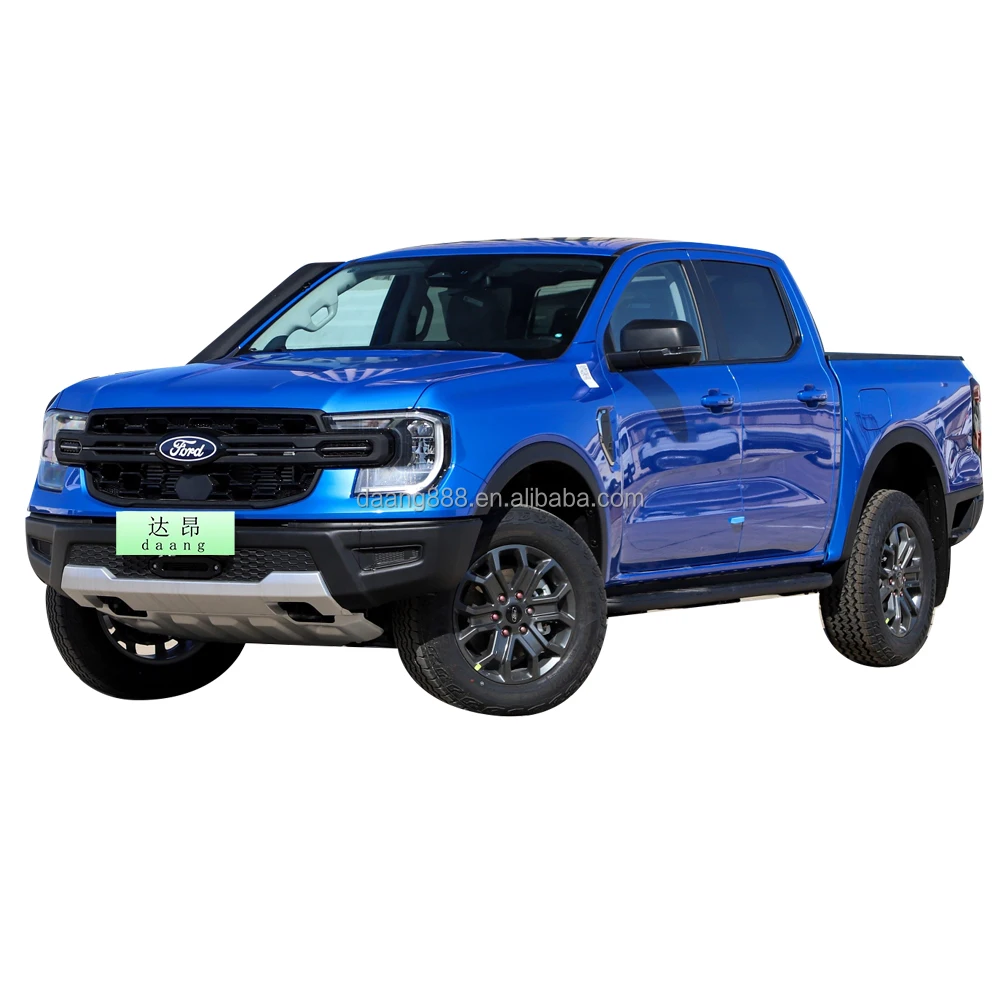 2024 luxury medium gasoline diesel off-road 4WD pickup truck JMC Fo-rd Ranger pickup 2.3T turbocharger 8AT 6MT with panoramic