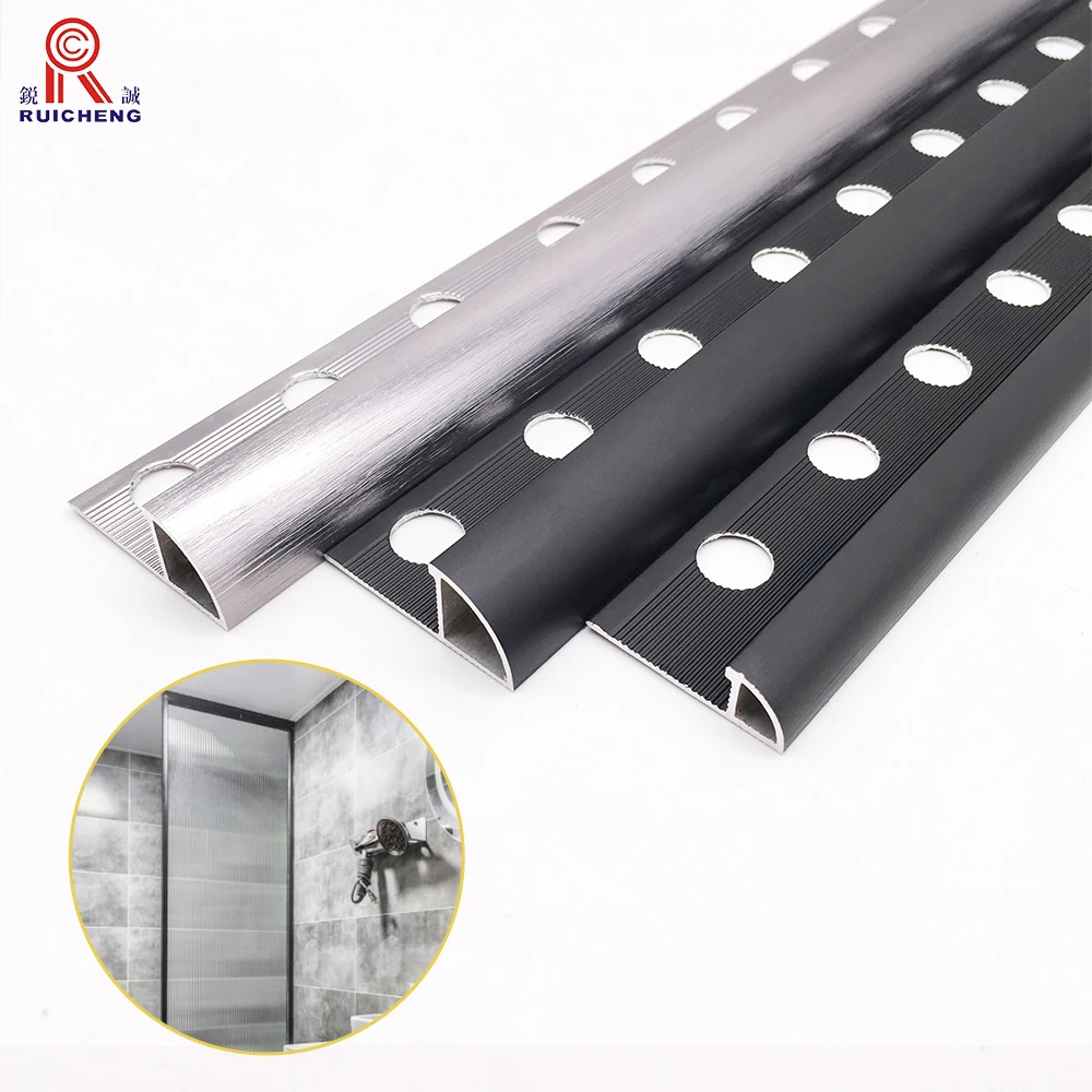 Rubber Flooring Trim Floor Transition Profiles Aluminum Strips Edge Metal Tools Tile