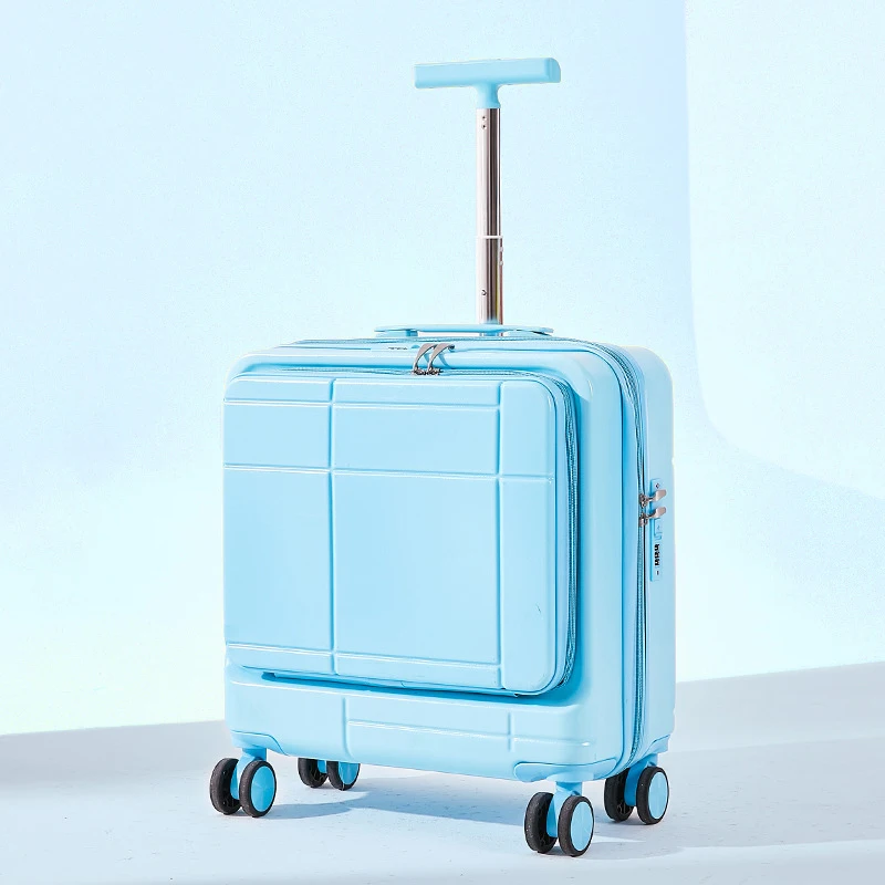 Custom Luxury carry on luggage set travel bags hand 4 wheels colorful fashion trolley suitcase