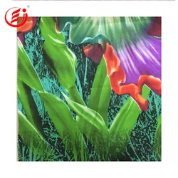 Recycled pigment printed fabric soft spandex 100% polyester printed fabric for bedding