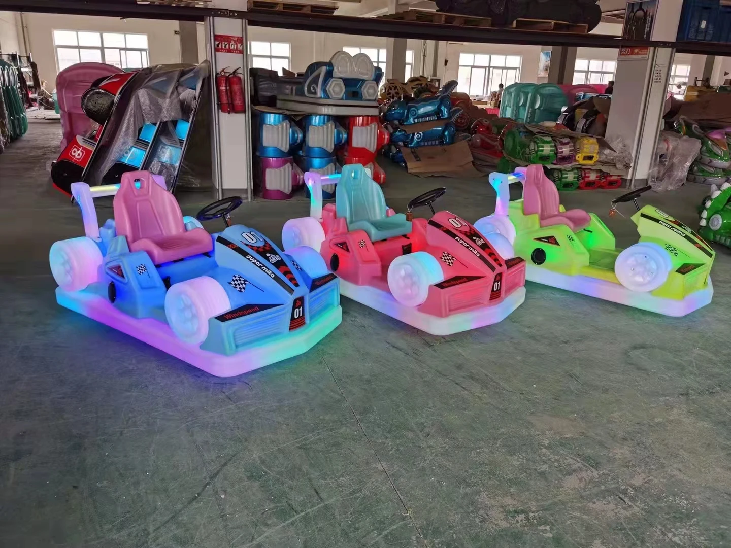 new Sports go kart style children electric car price battery bumper for