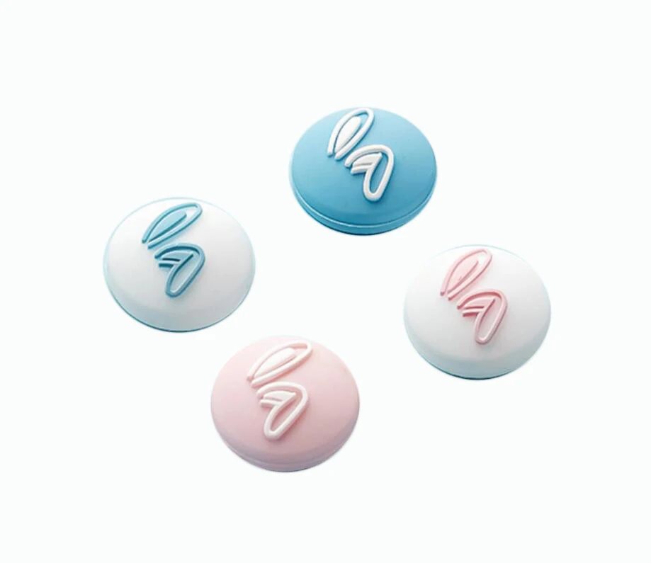 Functional Cute Nintendo Switch analog joystick cover Thumb grip capSakura Silicone Hat CoverRocker protective Handle button