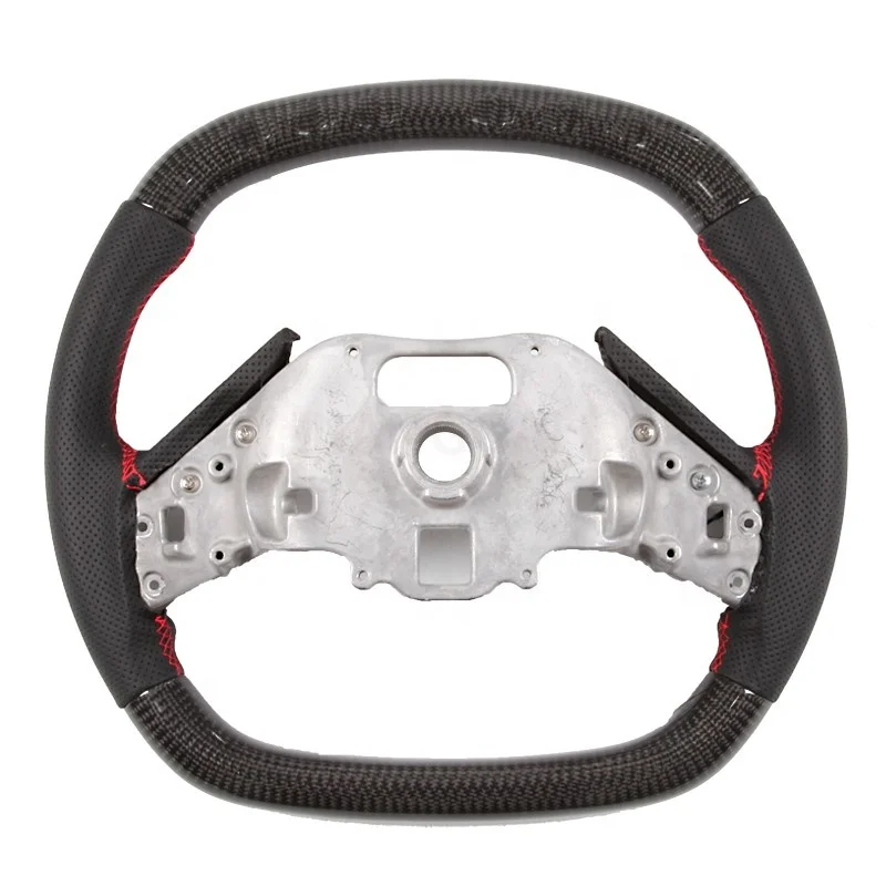 Customized Car Steering Wheel Carbon Fiber LED Fit For Chevrolet Corvette C8 2020