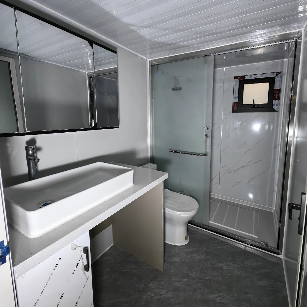 Factory Prefabricated Metal Structure Modular Mobile Tiny Homes Prefab Easy Installation Double Wing Folding House Container