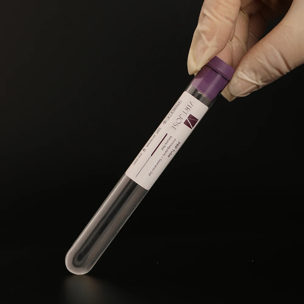 Плазменная вакуумная Стерильная Стоматологическая PRP трубка для богатых тромбоцитов ротовой хирургии