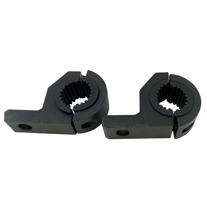 2Pcs 1.25 Inch Bull Bar Tube Led Light Mount Bracket Clamp Roof Roll Cage
