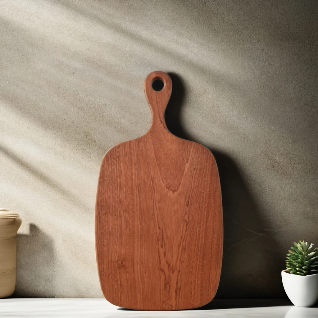 Wholesale Retro Design Wood Serving Tray Eco-Friendly Polished Dish for Hotels Dinner Parties Steak Sushi Buffet Tableware