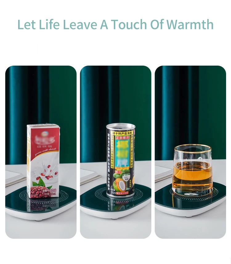 Warm Cup 55 Degree Heater Warm Cup Pad Electric Insulation Base Hot Milk Teacher Gift Constant Temperature Heating Cup Pad