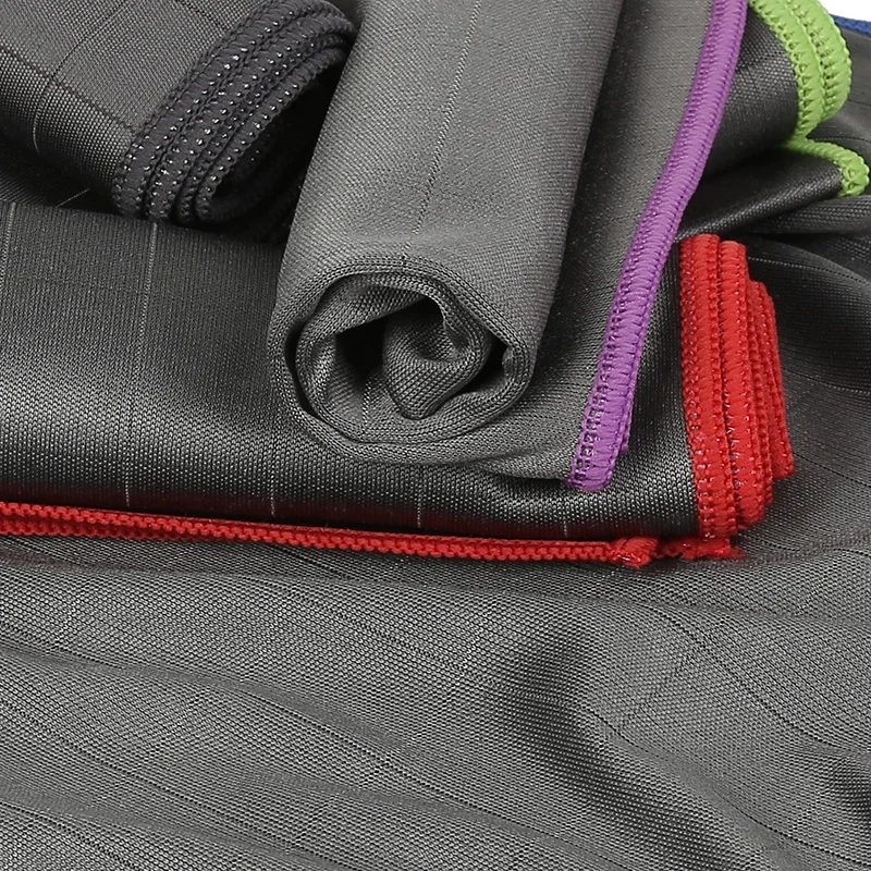 
Personalized Colorful Stitched Clean Microfiber Carbon Fiber Towel 