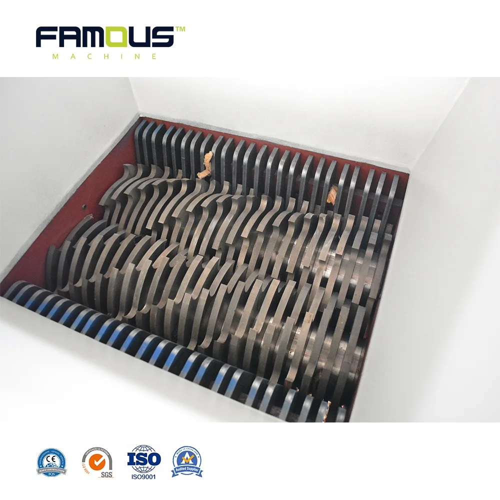 Two/Double/Twin Shaft Shredder for Used Tires/Wood/Soild Waste/Plastic/Metal Scraps