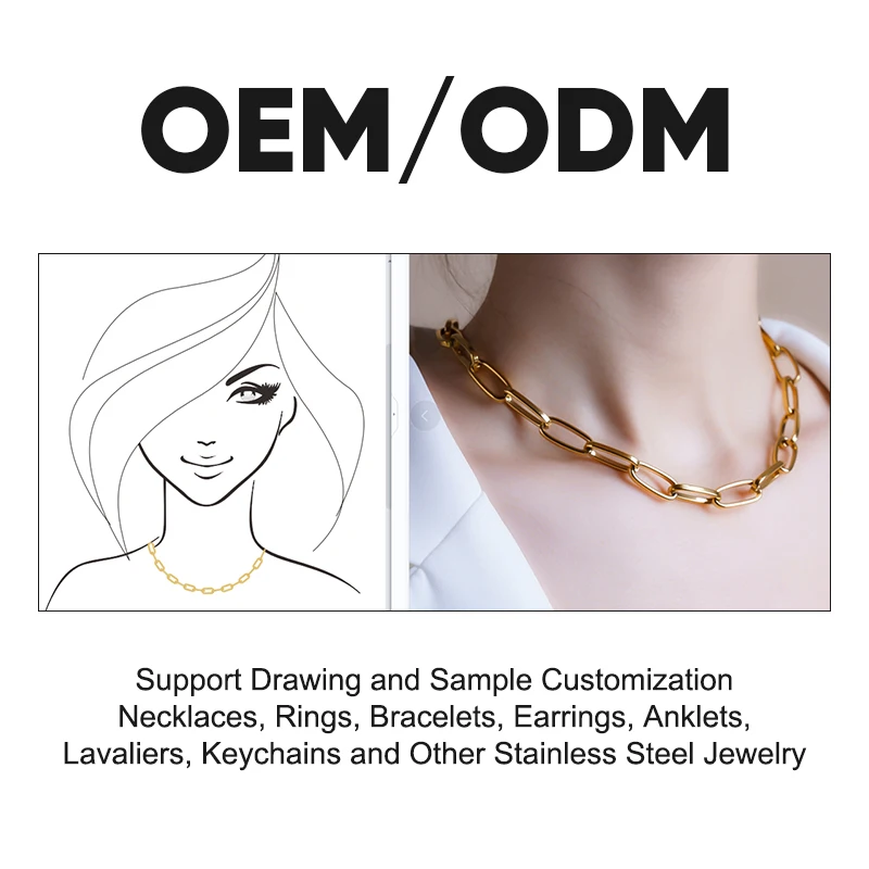 OEM ODM  High Quality Natural Stone Quartz White Crystal Pendant  Stainless Steel Organic Clay Necklace