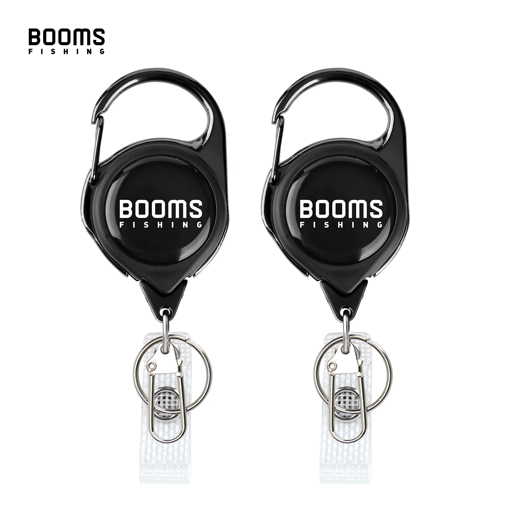 Retractor Keychain 4.1in Retractable Reel Badge Holder Tool Key Ring Horseshoe Buckle ID Badge Clasp RG1 Tether 2 PCS in Pack