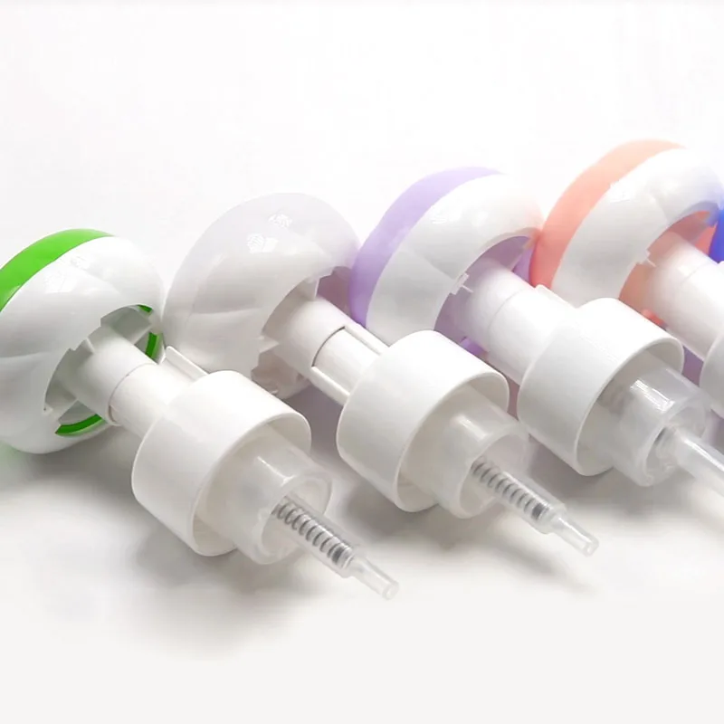Custom Fancy 100ml-500ml Plastic Flower Form Pump PP PET Foam Pump For Bottle