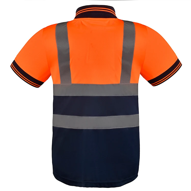 Factory direct sale reflective printing men logo custom shirts safety t shirt