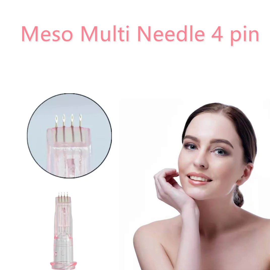 Korea 2021 Crystal Meso Multi Needle 4 Pin Crystal Multi Needle For Face Meso Anti-wrinkle Injection Needle Cheap Price