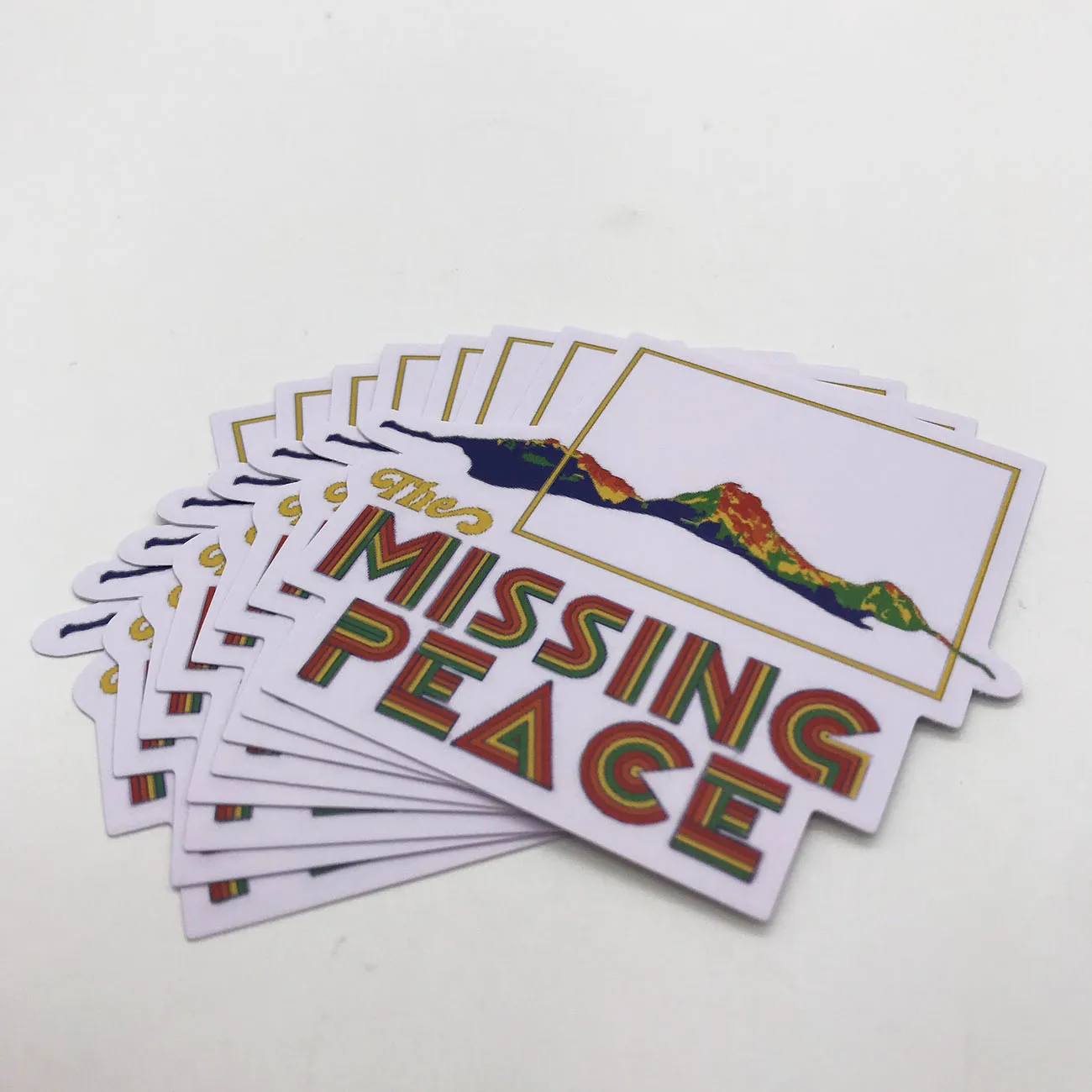 Art Half High Quality Custom Stickers Waterproof Vinyl Laptop Sticker