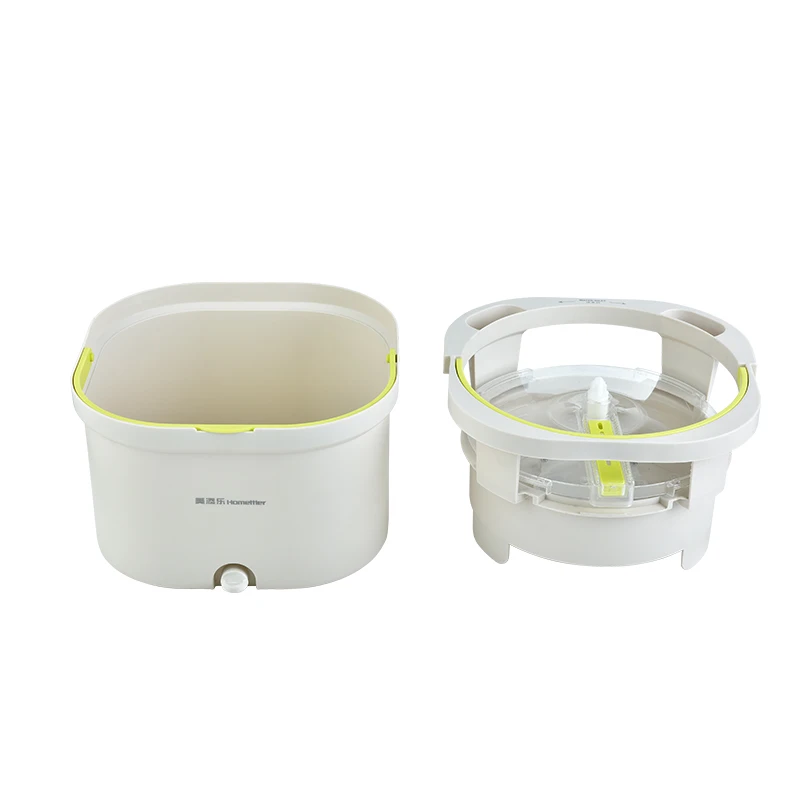 New microfiber wet and dry 360 wash flat mop bucket for mops cleaning floor  home supplies  floor cleaner