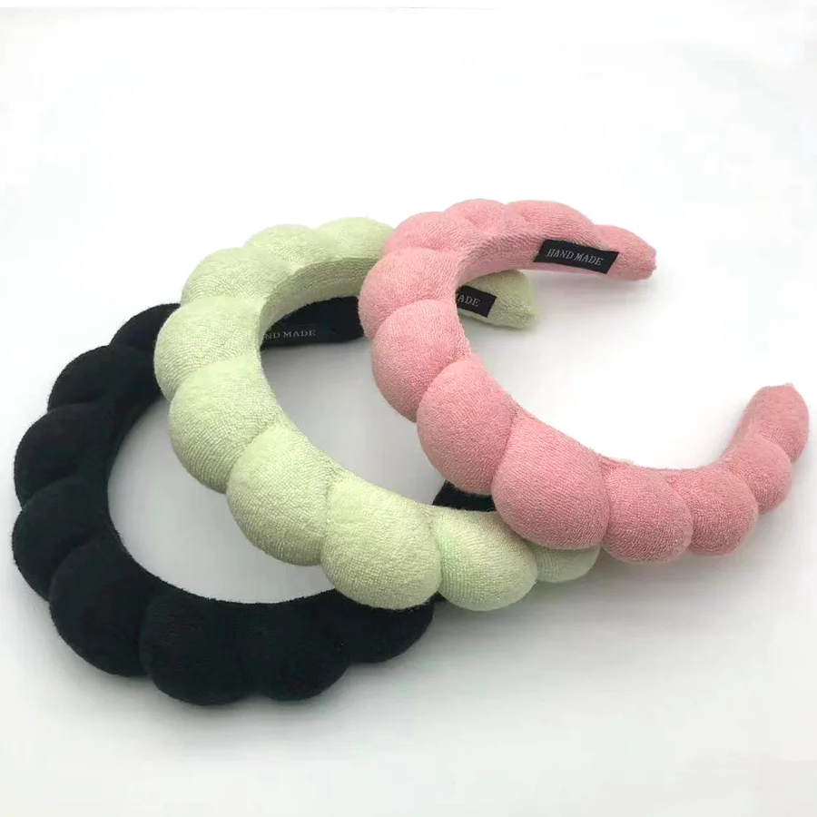 Europe and the United States popular twist sponge hair headbands towel flannelette head buckle twist new headdress