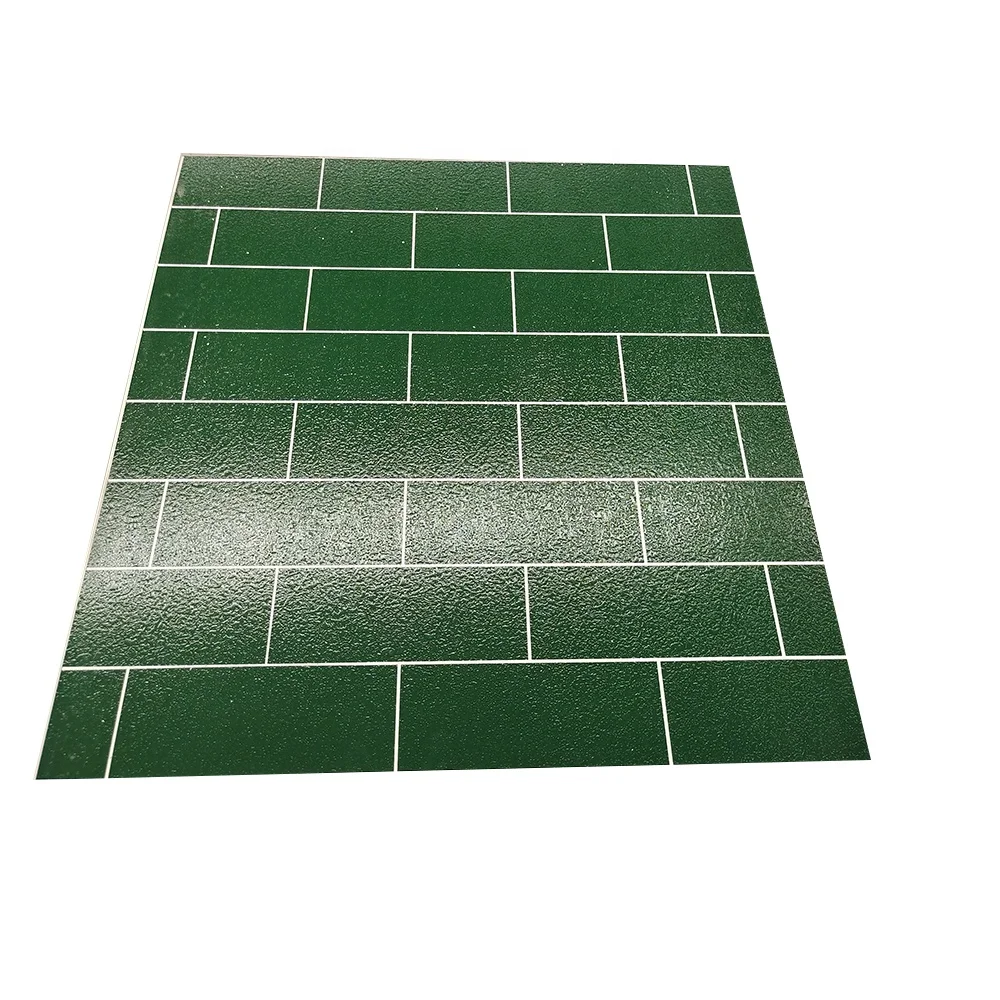 Bathroom spc wall panel for interior decoration pvc marble sheet black with gold line uv board